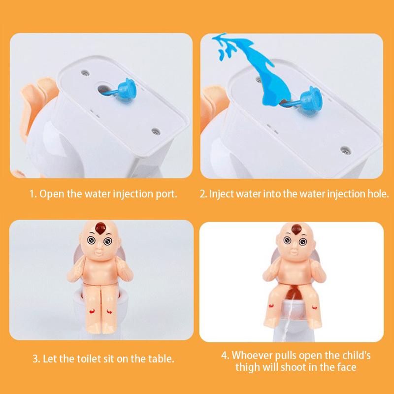 Water Spray Pee Boy; Unique Joke Squirt Doll, Safe and Fun Birthday Presents