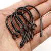 6pcs Black Replacement Earhook Ear Hook Loop Earloop Clip For Bluetooth-compatible Headset