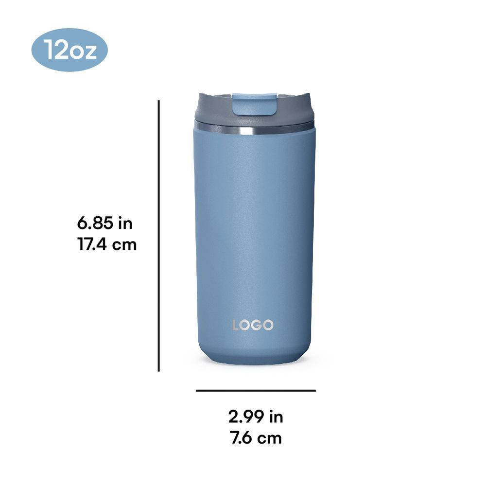 New 304 Stainless Steel Insulated Coffee Mug 12oz 16oz Double Wall Vacuum Car Portable Wide Mouth Companion Water Cup