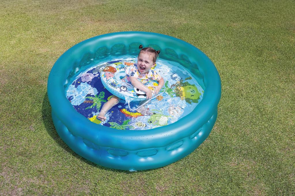 Igarashi Creature Land Pool Inflated 129 x 27 cm PLE-120B size approx.
