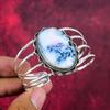 Amazing Dendrite Opal 925 Solid Sterling Silver Bangle, Handmade Gemstone Jewelry Bangle Gift For Birthday