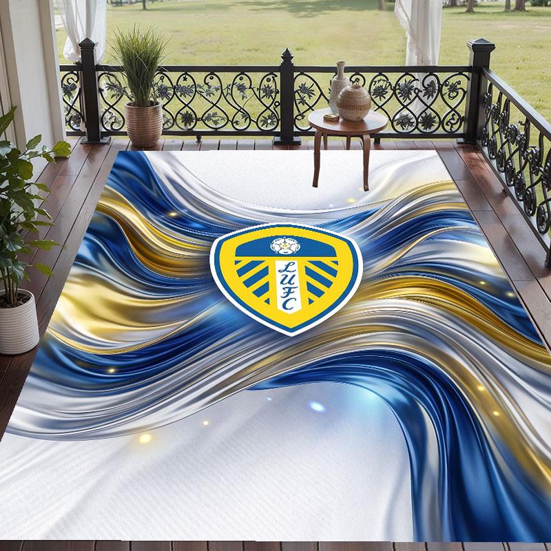 Soft Floor Carpet Leeds United Football Pattern Area Rug Decorative Mat For Home Room Decoration