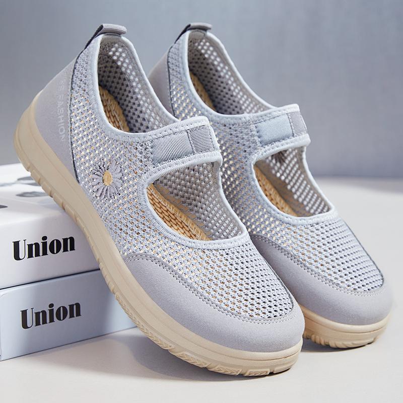 Fashion Women Shoes Breathable Vulcanized Shoes Fashion Comfortable Female Dance Work Shoes Breathable Mesh Casual Walking Shoes Ladies