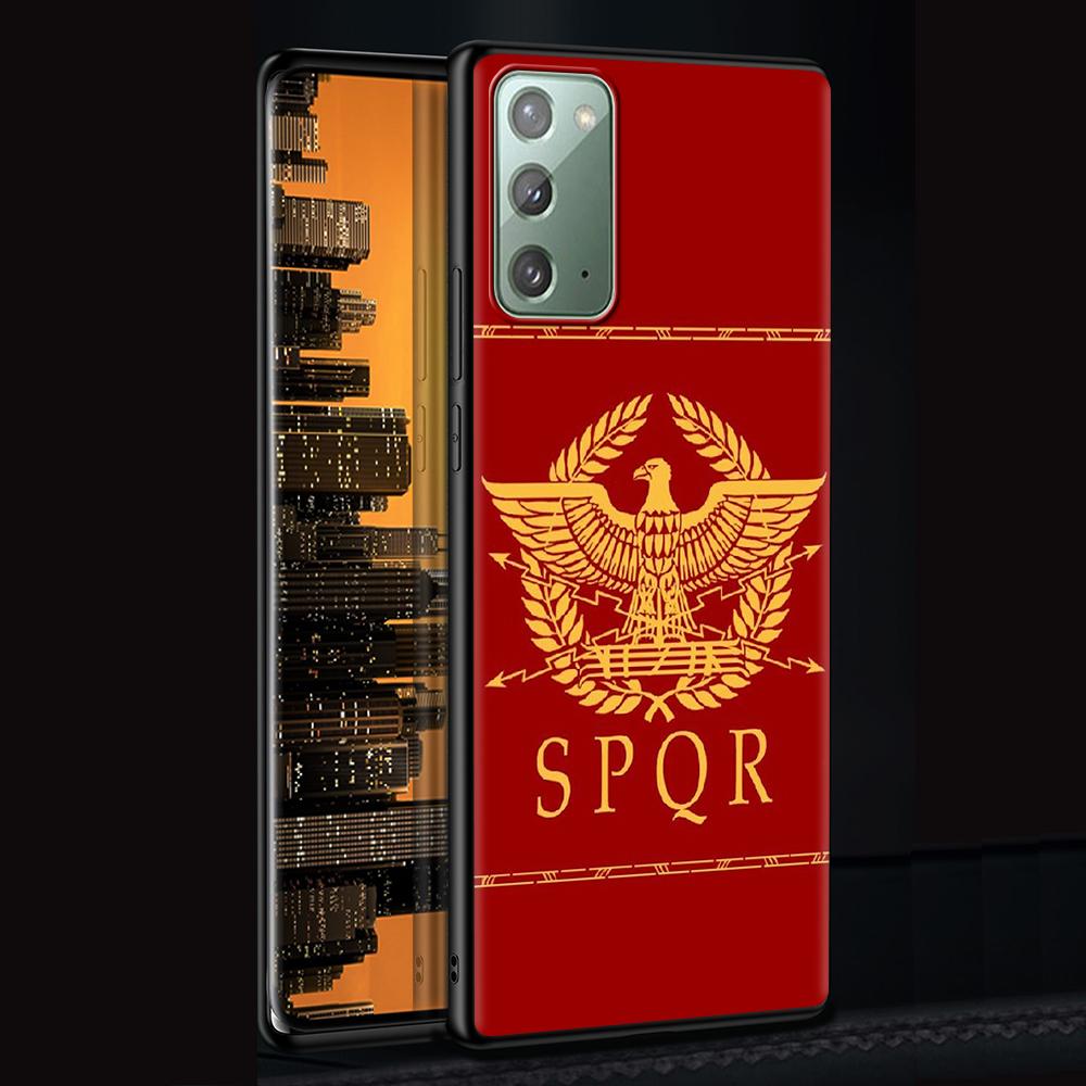 Чехол с гербом России и орлиным флагом для Samsung Galaxy Note 20 Ultra 10 Lite 9 8 A12 A52 A51 S20 FE A50, черный мягкий чехол для телефона