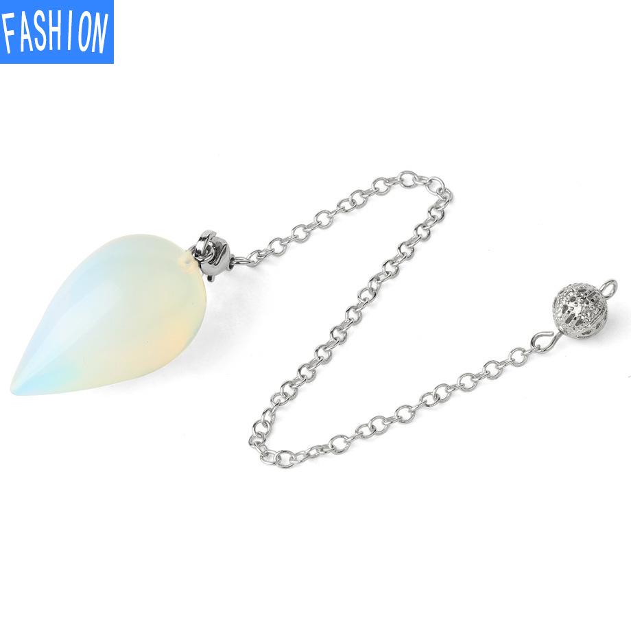 Капля воды, аметист, персонализированная универсальная независимая упаковка, подвеска-маятник из натурального кристалла