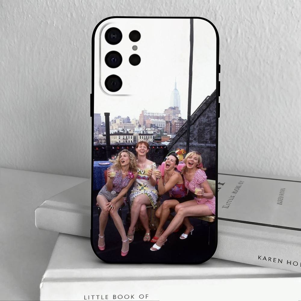 S-Sex and the City  Phone Case For Samsung S25,S24,S21,S22,S23,S30,Ultra,S20,Plus,Others Soft Black Cover