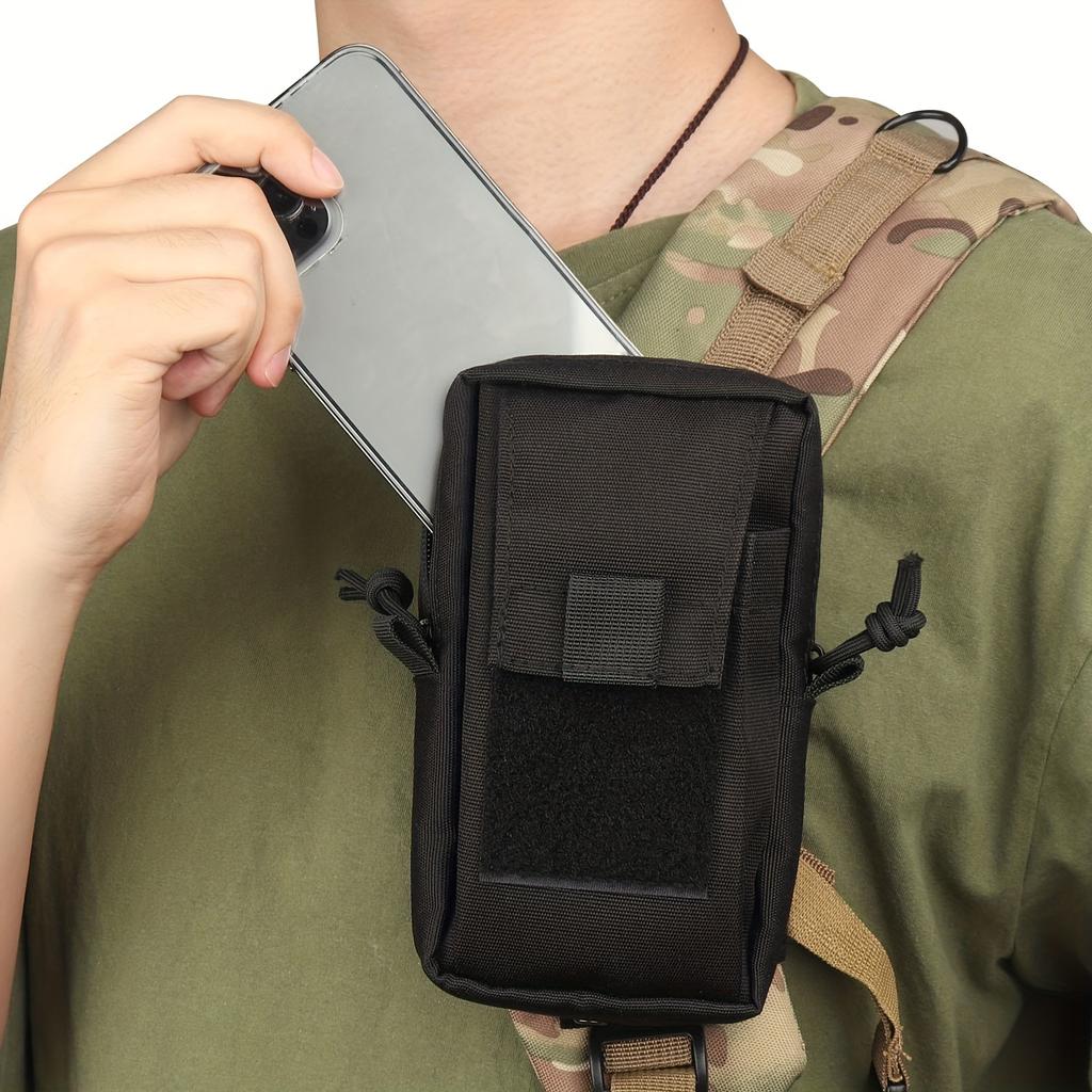 Тактический чехол Molle, 1 шт., военная сумка для инструментов EDC, чехол для телефона, компактная сумка для походов на открытом воздухе, аксессуары для охоты