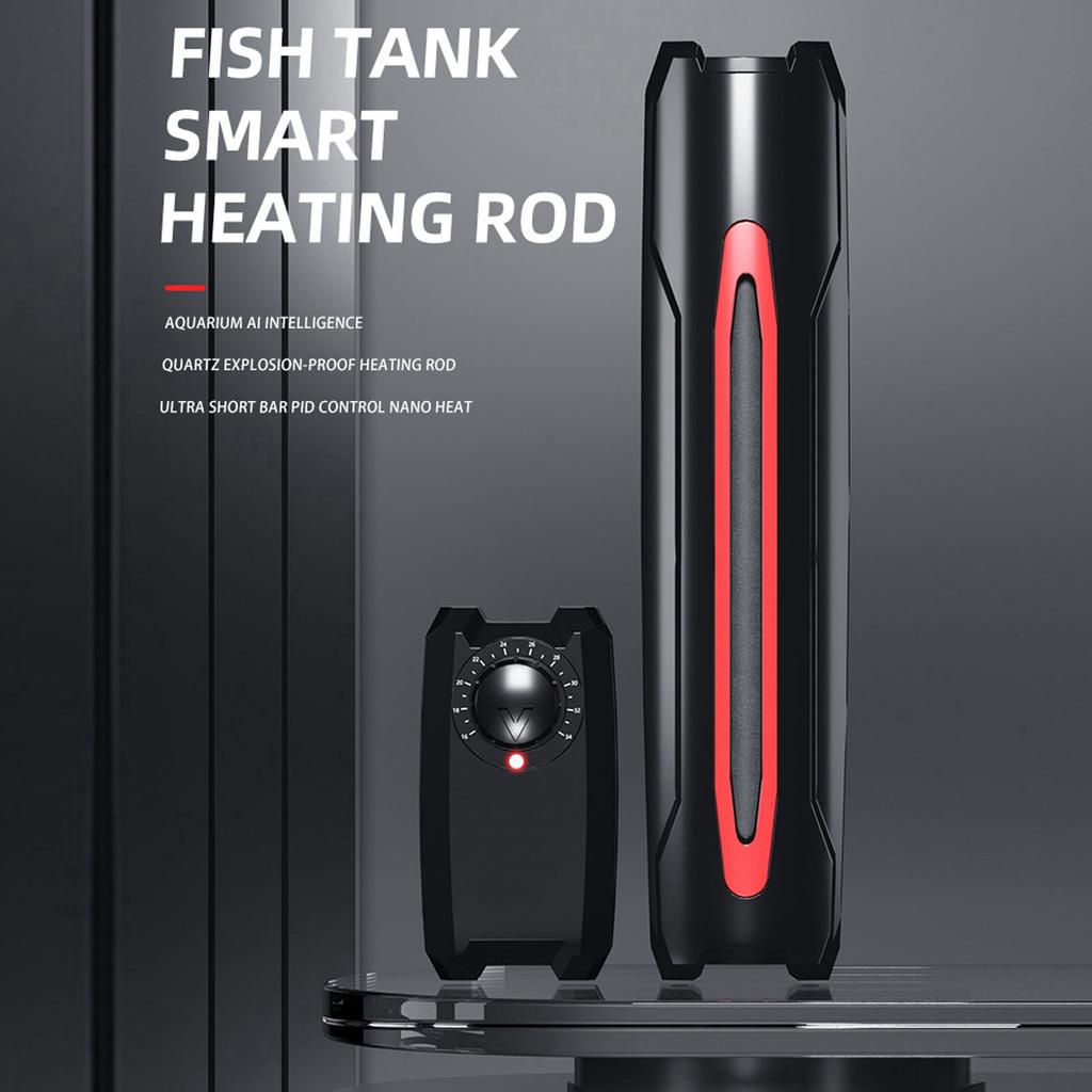 1200W Aquarium Heater Auto Constant Temp Submersible Small Fish Tank Heating Rod with Controller