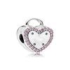 Key Lock Car Heart Clip Forever Always Diy Beads Fit  Charms Silver 925 Fashion Jewerly Bracelet for Women Baby