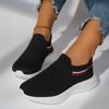 Горячая распродажа женской обуви Slip on женские вулканизированные туфли осенние дышащие сетчатые разноцветные повседневные плоские удобные прогулочные туфли