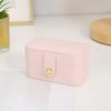 Mini Portable Jewelry Storage Organizer Travel Leather Storage Boxes Earring Necklace Display Ring Jewel Holder Boxes