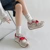 Женские кроссовки Queen Fan Silver Retro Platform для тренировок, обувь 2025, новые летние, увеличивающие рост, повседневные кроссовки для ношения с юбкой