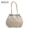 Women's Casual Puff Bag, Large-capacity Shoulder Tote Bag, Cotton-padded Handbag, Soft Waxy Nylon Bag, Ultra-light Satchel.