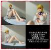 Saber Sitting Gk Anime Figure Cute Ahoge King Model 2D Beautiful Girl Statue Exquisite Desktop Decor Collectible Toy Gift