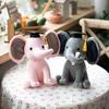1pc 25cm Cute Elephant With Doctor Plush Dolls Stuffed Graduation Baby Elephant Soft Toy For Kids Girls Children Birthday Gifts