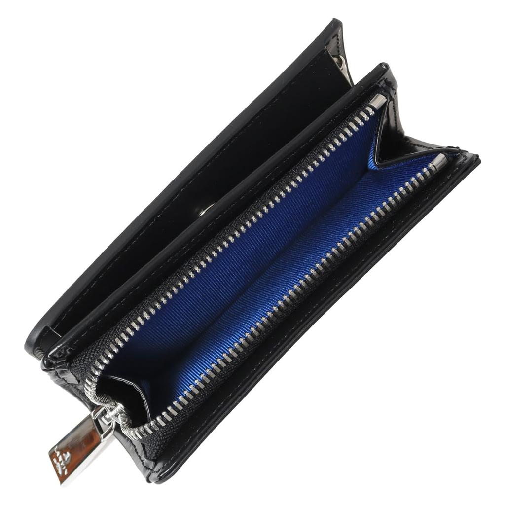 На Ключницу Натуральная Кожа 4 ряда 521623 Fizz Кошелек для монет Кошелек для монет Кожа Воловья кожа Темно-синий [Lanvin Blue] Мужской [07]