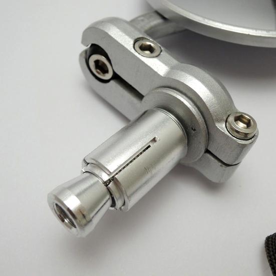 1 Pair 7/8inch Universal Round Handlebar End Motorcycle Rearview Side Mirror