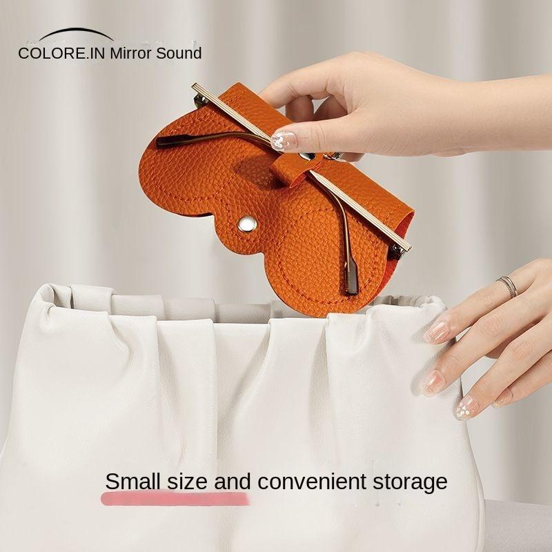 [Заходите и покупайте] Сумка для очков, женские солнцезащитные очки, женские солнцезащитные очки, защитный чехол для очков для близорукости, портативный, высокого класса