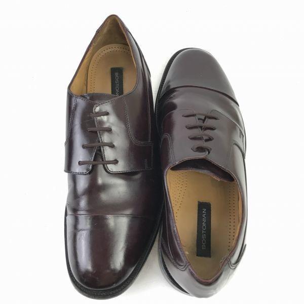 США Bostonian Кожаные туфли с прямым мыском [26.5/Красно-коричневые] Деловая обувь(ИСПОЛЬЗОВАЛ)