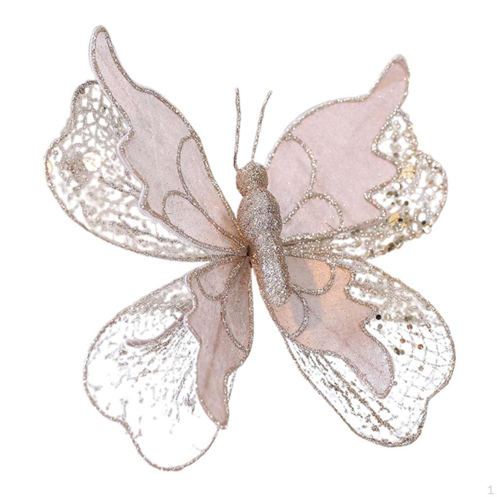 Искусственный фон с бабочками Рождественская елка Подвесное украшение Ремесло Декор Украшение для дома День рождения