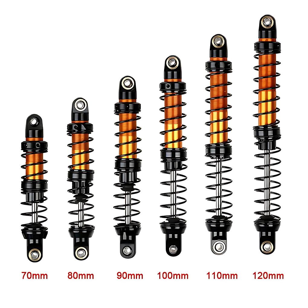 Black Aluminium Alloy Shock Absorber For 1/10 RC Truck Crawler SCX10 TRX4 Easy To Install
