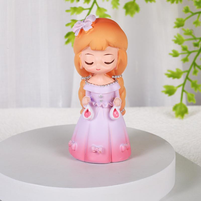 Fashionable Zodiac Ornaments: Hand-Painted Resin Figurines for Girls' Bedrooms