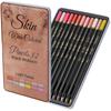 Light Tone Skin Colored Pencils for Adult Skin Tone Artist Colored Complete Color Light Fast Rating Portraits, Pencils, Range,