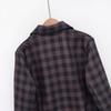 2026 spring new European and American cross-border women's clothing street fashion plaid double-breasted jacket w027 1199