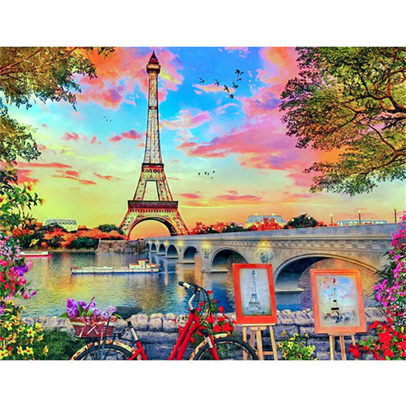 5D New Collection 2024 Diamond Embroidery Lighthouse Scenery Mosaic Art Kits Diamond Painting Scenery Cross Stitch Gift