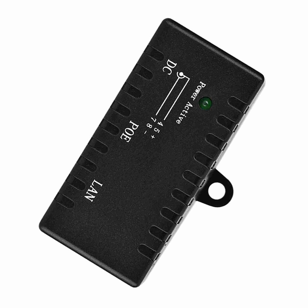 POE-сплиттер Power Over Ethernet-инжекторный адаптер для локальной сети, черный
