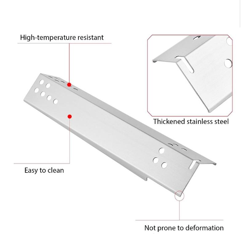 5Pcs Grill Heat Tent Plates Stainless Steel Heat Plate Replacement for DGH474CRP Grill Repair Parts 70-02-412 Heat Tents