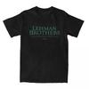 T-Shirt Lehman Brothers Risk Management 2008 Financial Cotton T Shirts Bank Hippie Tee Shirt for Beach Casual Short Sleeve Tees