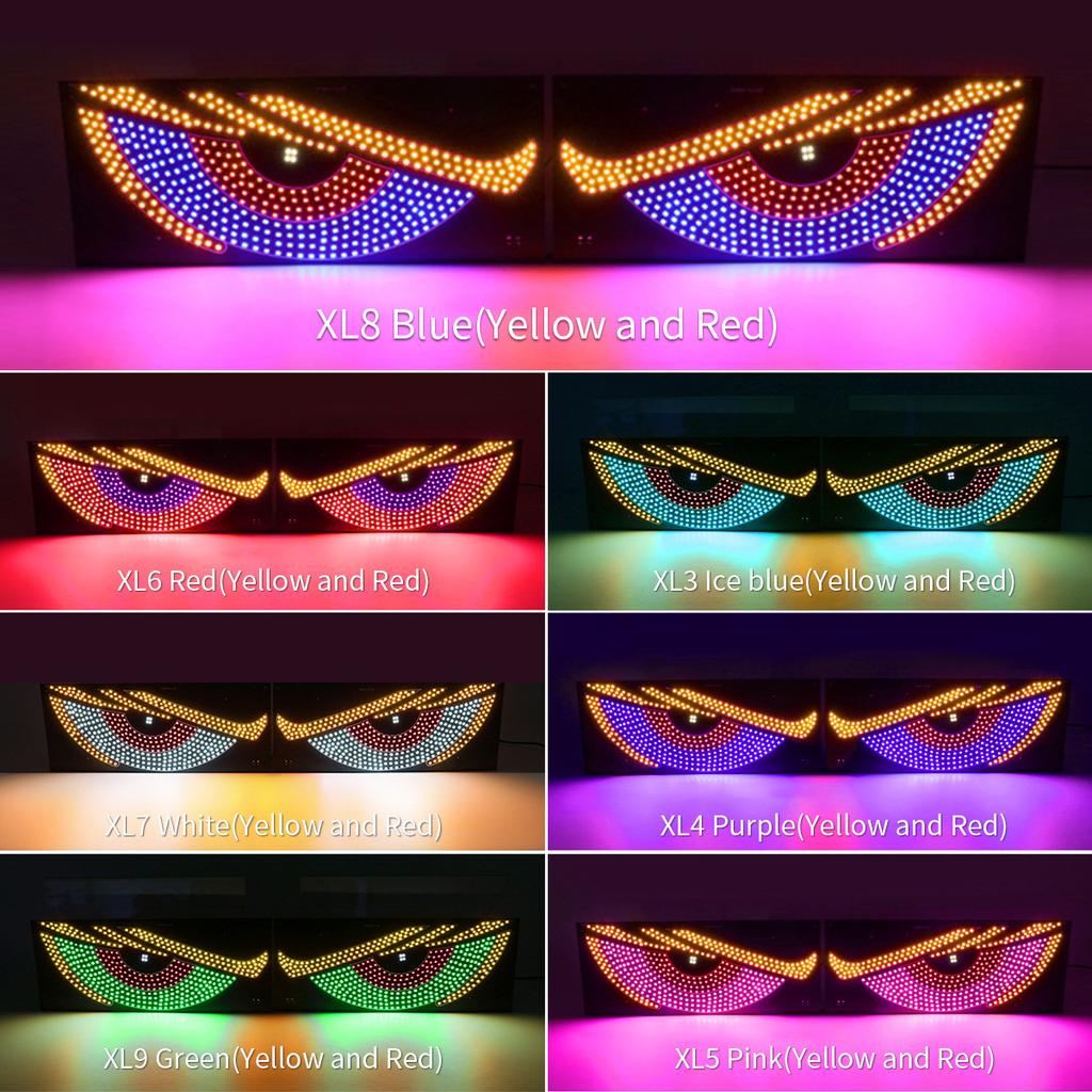 Car Interior LED Light Flexible LED Panel Devil Eye Lights Car Decoration Lamp