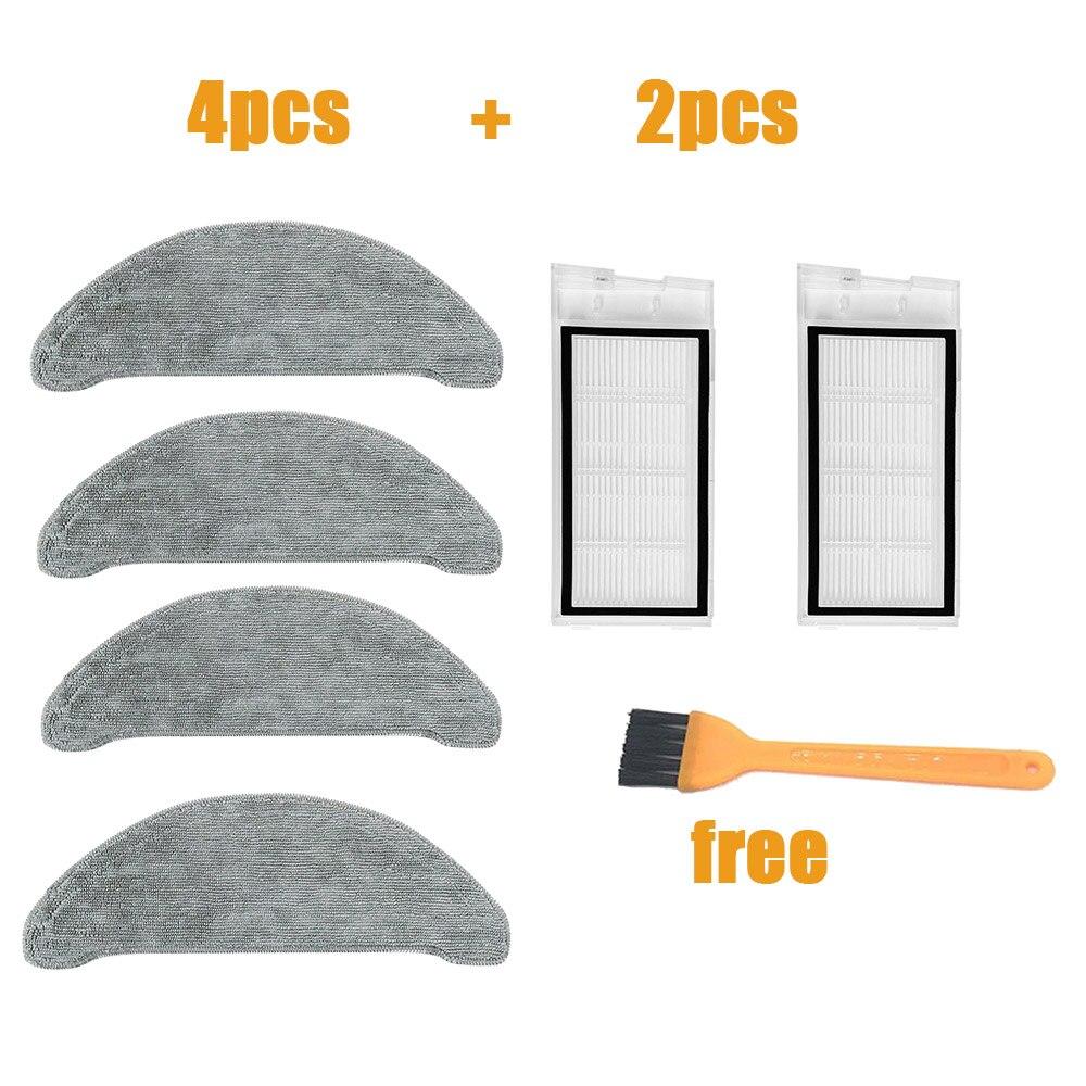 Для xiaomi Roidmi eve plus аксессуары для фильтров моющаяся тряпка для очистки швабры запасной мешок для пыли тряпка xiomi посылка распродажа