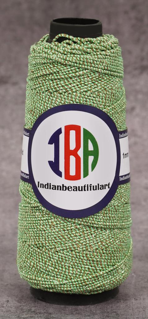 IBA Indianbeautifulart Блестящий хлопковый шнур 1 мм, нить для рукоделия, сделай сам, бисер, нить для рукоделия, нить для браслета, ожерелья, изготовления ювелирных изделий