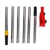 Paint Brush Extender 180 Degree Rotation Universal Roller Brush Clamp with 1.7m Splicing Extension Rod