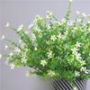 Eucalyptus Smith Robusta Plant With Plastic Flowers For Indoor Decor Home