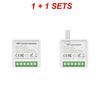 Tuya WiFi Smart Switch 1/2/3/4 Gang 2-way Control Light Breaker Mini DIY Switches Module Relay Smart Life For Alexa Google Home