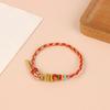 Exquisite Hand-Knitted Multicolor Rope Bracelets Simple Romantic Dragon-Tie Banglet Gift