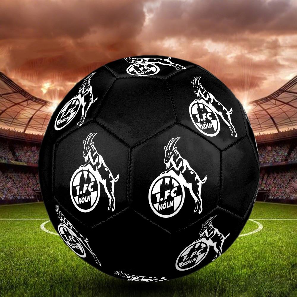 1. FC Köln Soccer Ball Colorful All Ages Machine Stitched PVC Competition Ready Durable High-Bounce.SIZE5