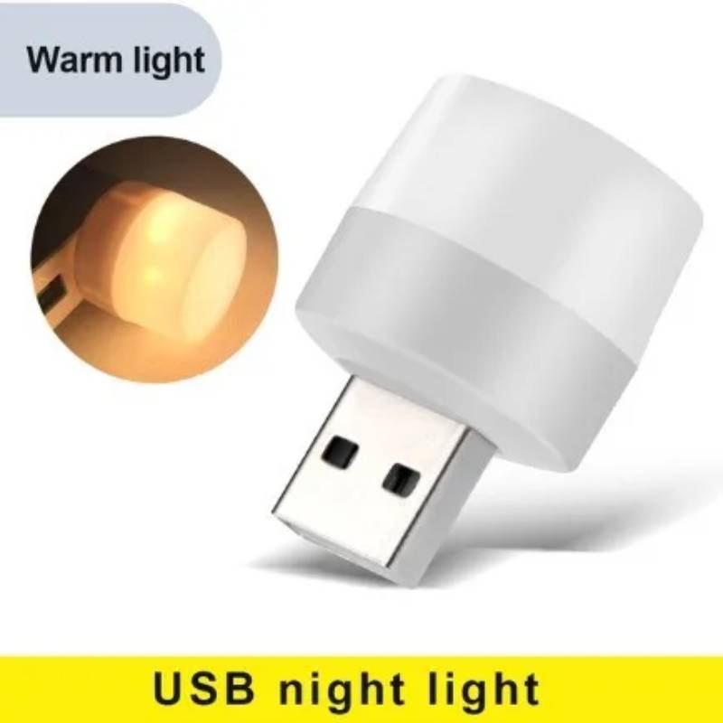 Мини-USB настольная лампа, лампа для защиты глаз, светодиодный ночник, подарок, зарядка через USB, маленькая круглая книжная лампа, рождественское украшение для спальни