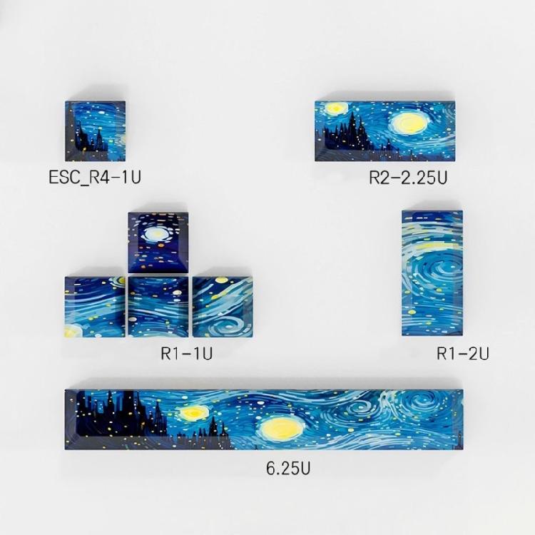 8 клавишные кастомные механические клавиатуры колпачки клавиш ESC Enter 6.25u пробел PBT оригинальный профиль новинка крышка клавиши клавиатуры DIY