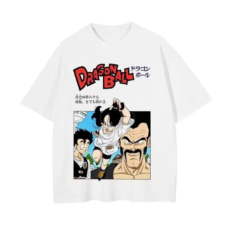 2026 Summer Dragon Ball Retro High-Quality Cotton T-ShirtCharacter Collage Print Tee Unisex for Unisex, Women & Kids Ins