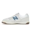 New Balance 480 Sea Salt Heron Blue Унисекс Кроссовки Белые BB480LLA