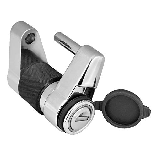 Замок сцепного устройства прицепа Trimax, хромированный, противоугонный