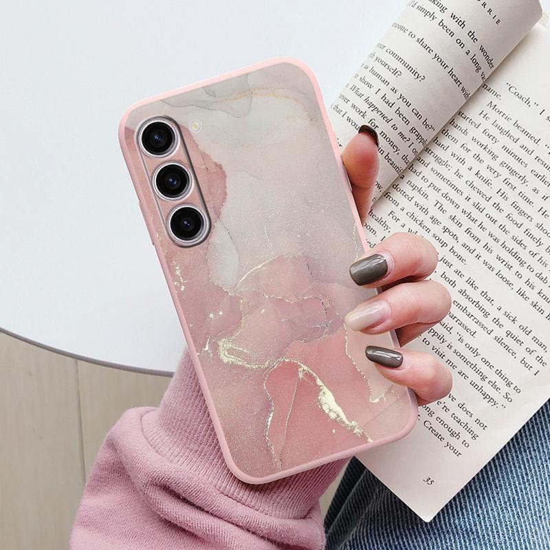 Чехол для Samsung A55 5G Задняя крышка Защитный силиконовый Funda Модный Мраморный Каменный Текстурный Coque для Samsung Galaxy A54 A56 Capa