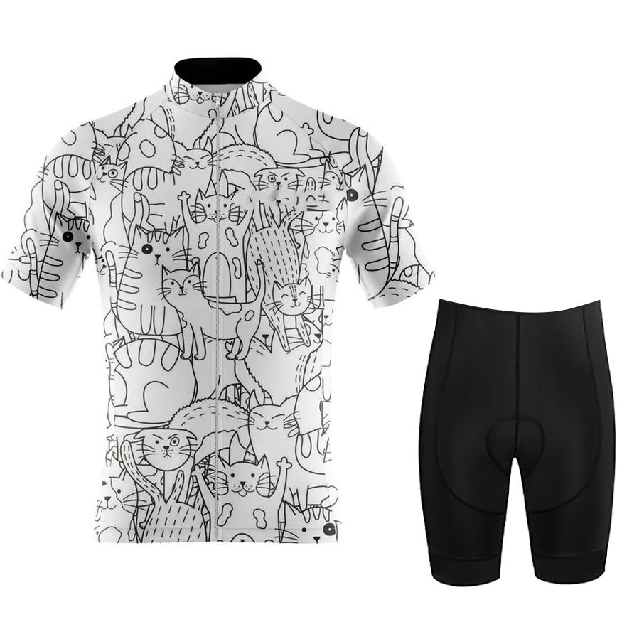 Men Cycling Set 2026 Pro Cycling Jersey Set Team Bike Clothes Women Anti-UV MTB Bicycle Clothing Wear Suit Kit