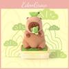 Plush Capybara Potted Toy Cute Soft Filled Doll Desktop Decoration Holiday Gift