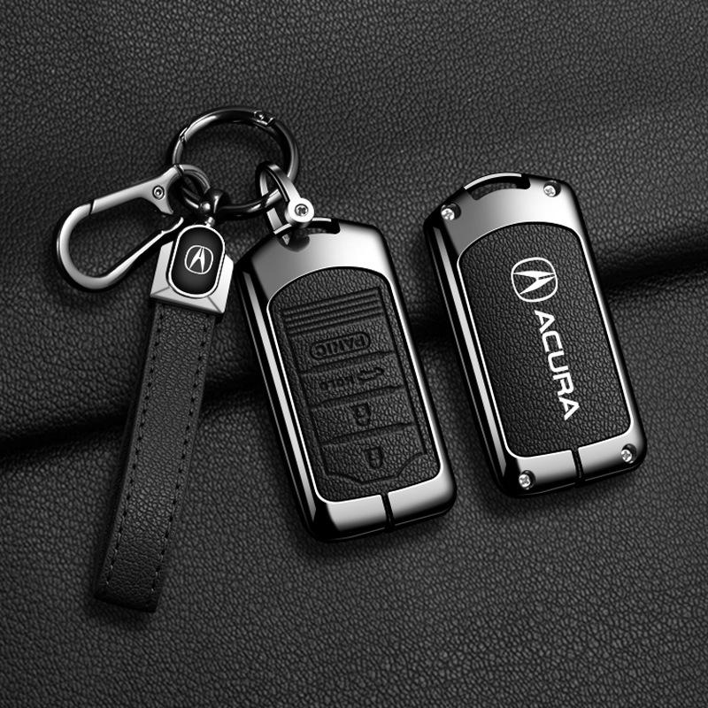 Металлическая ключница GAC Acura для CDX/RDX/MDX/NSX/TL/XL - Персонализированная защита с полным покрытием и пряжкой высокого класса