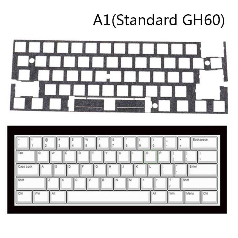 Звукоизолирующий лист переключателя Мягкая прокладка Ямчатая пена Губка для механической клавиатуры